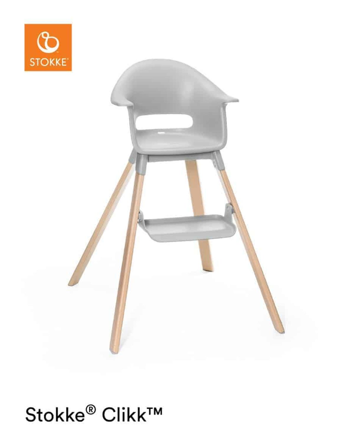 Stokke ® Clikkâ¢ Højstol - Cloud Grey