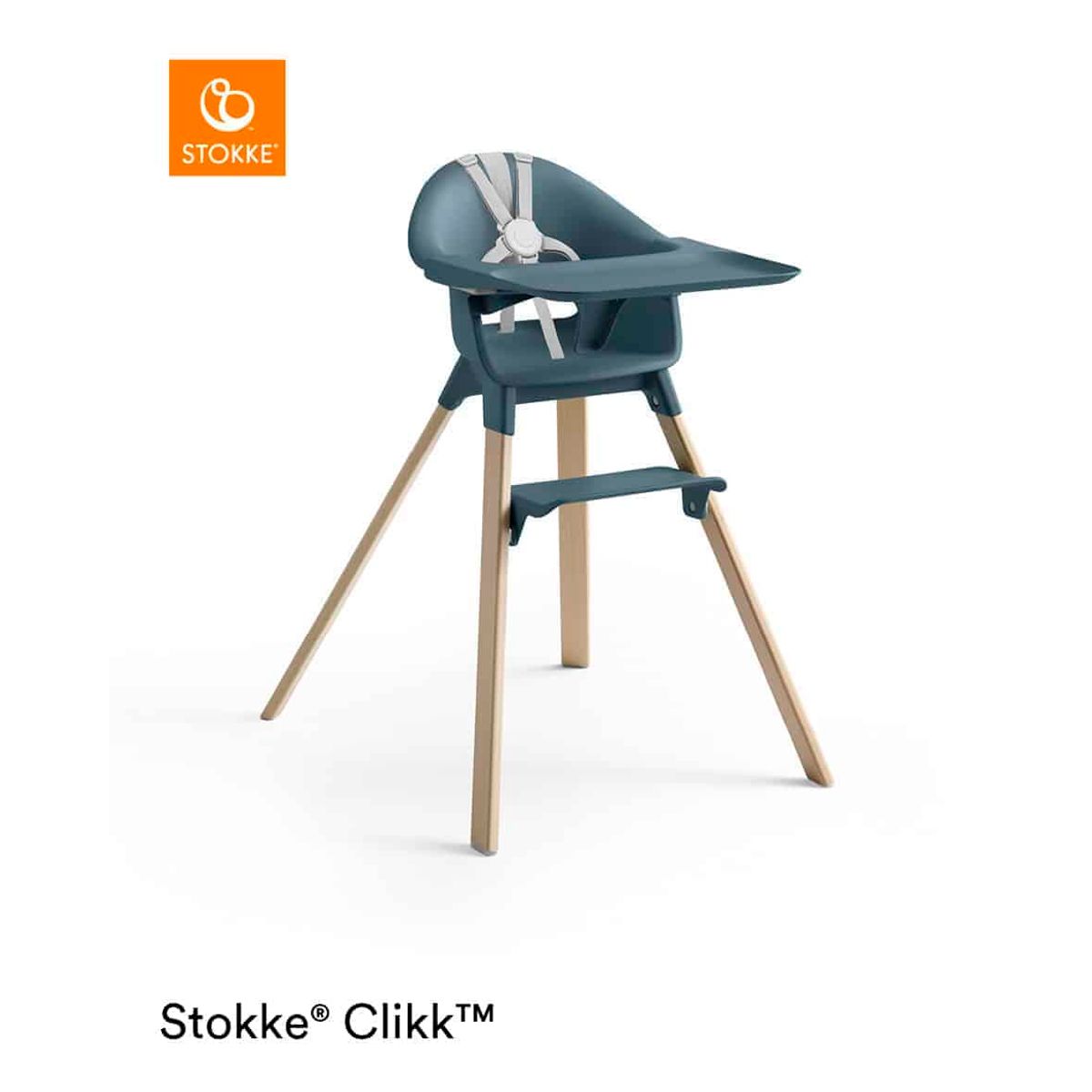 Stokke ® Clikkâ¢ Højstol, Fjord Blue