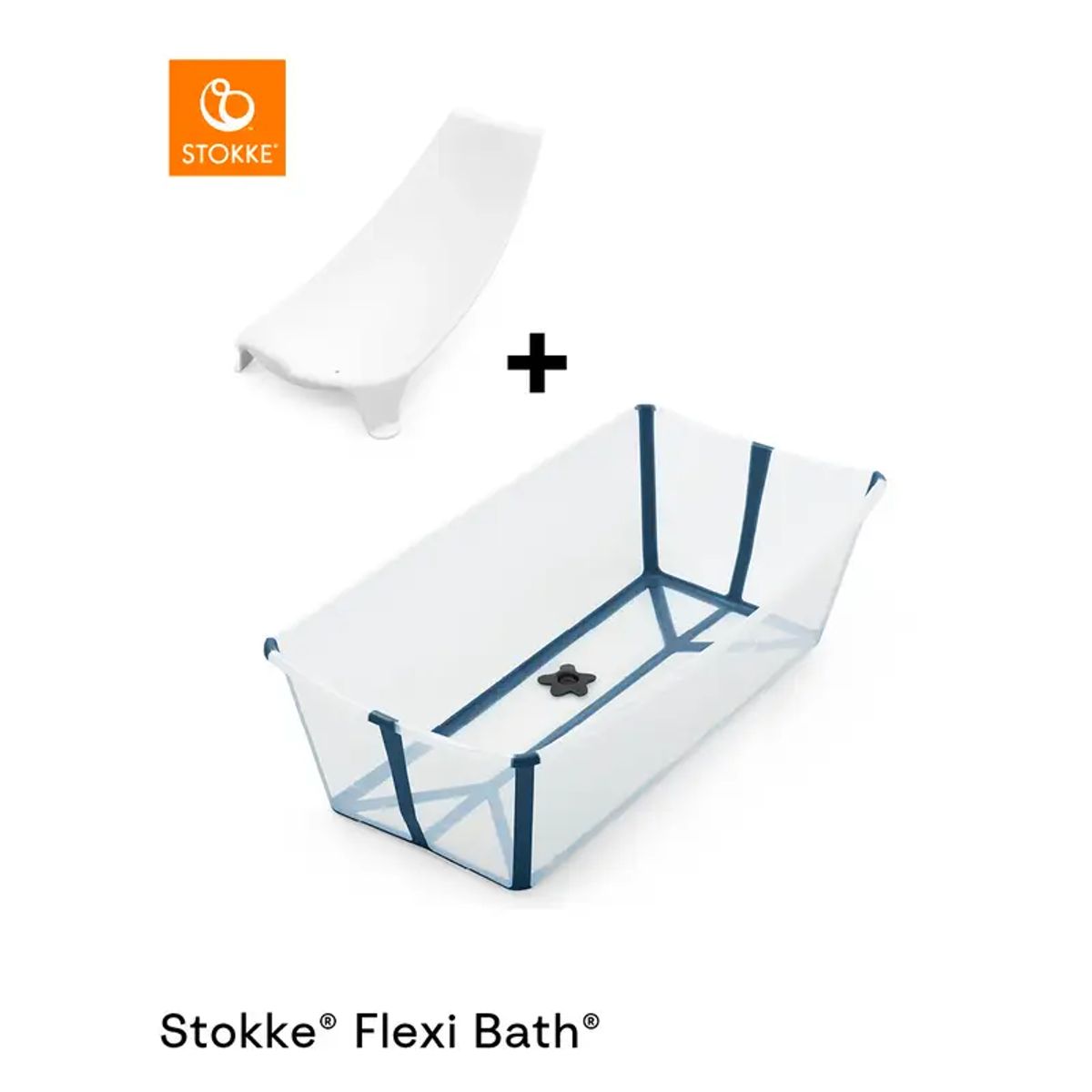 Stokke ® Flexi Bath ® X-large Bundle - Transp. Blå