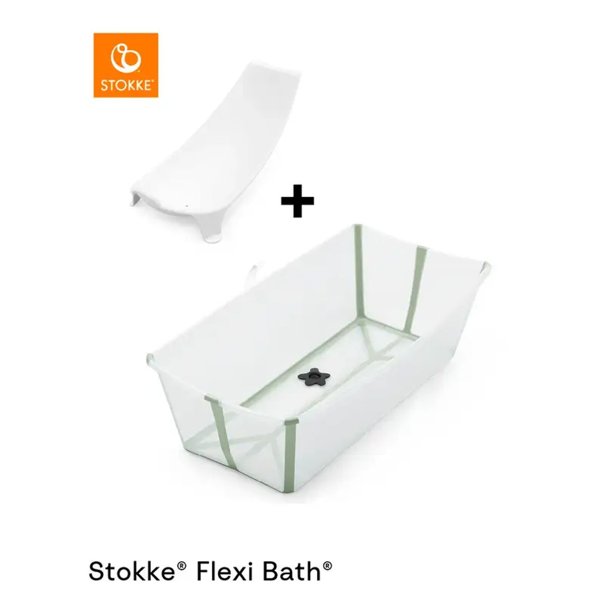 Stokke ® Flexi Bath ® X-large Bundle - Transp. Grøn