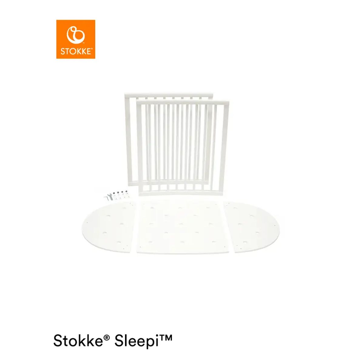 Stokke Sleepi Forlængersæt V3 - Flere Farver - Hvid