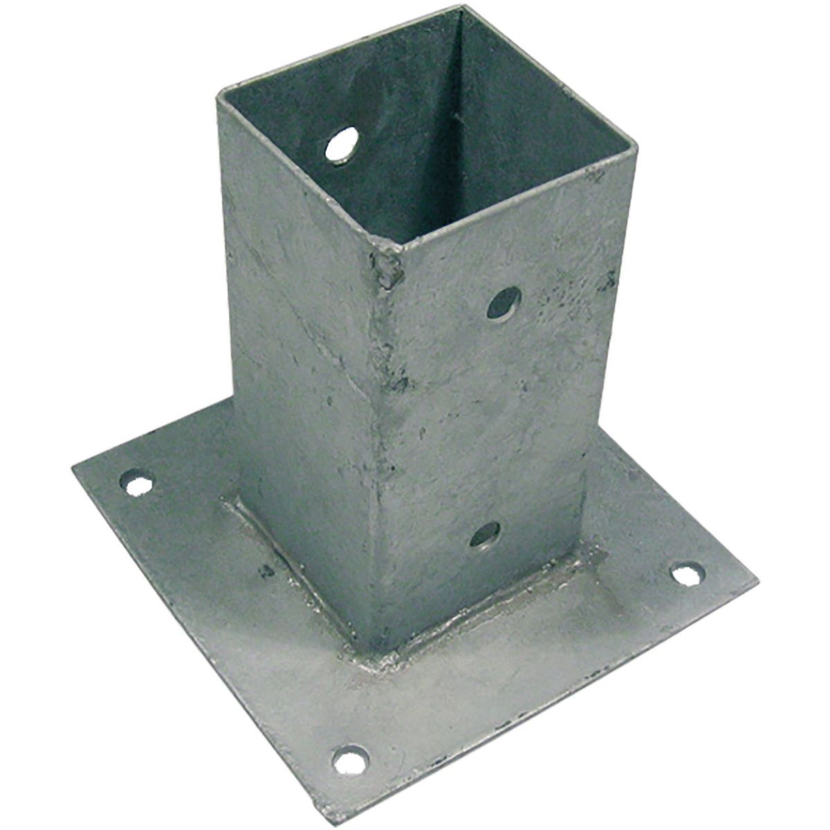 Stolpefod galvaniseret 91 x 91 mm, H: 150 mm