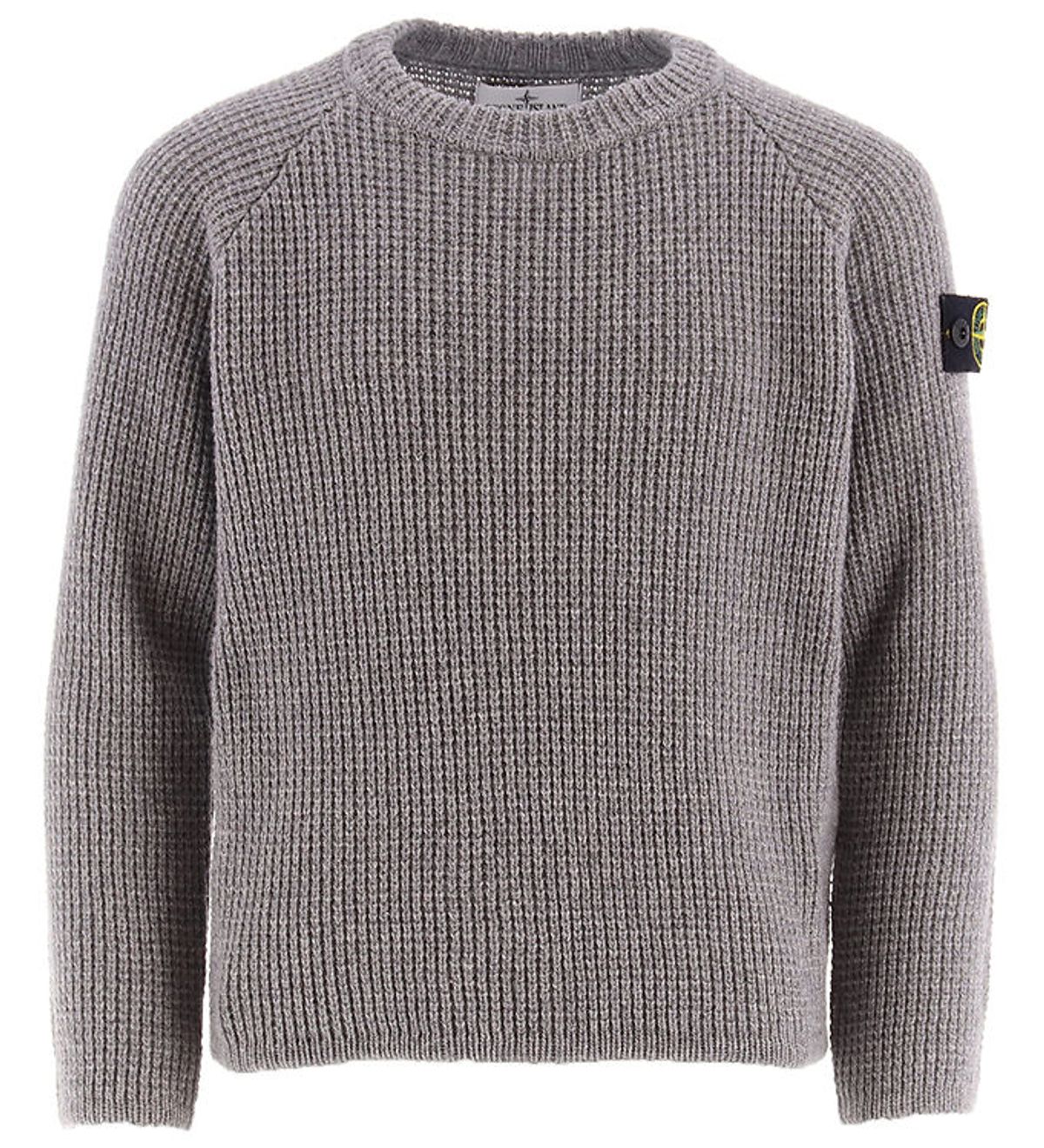 Stone Island Bluse - Uld/Viskose - Mørkegråmeleret