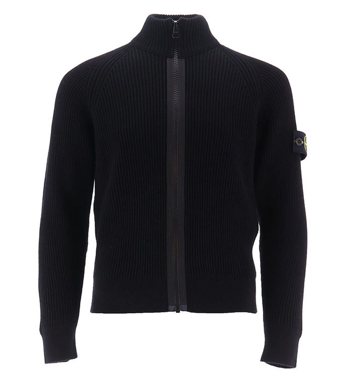 Stone Island Cardigan - Uld - Sort