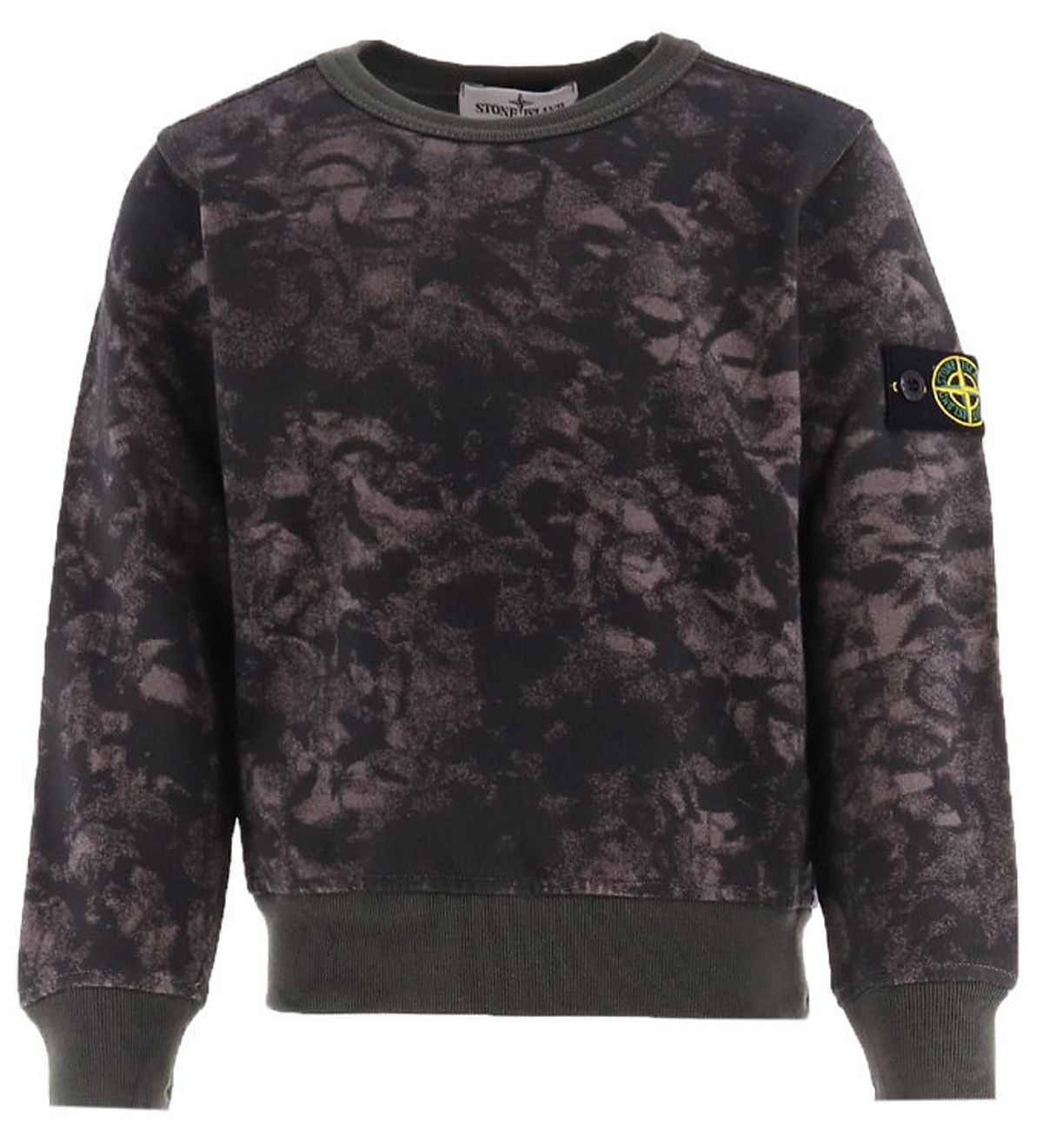 Stone Island Sweatshirt - Sortmeleret