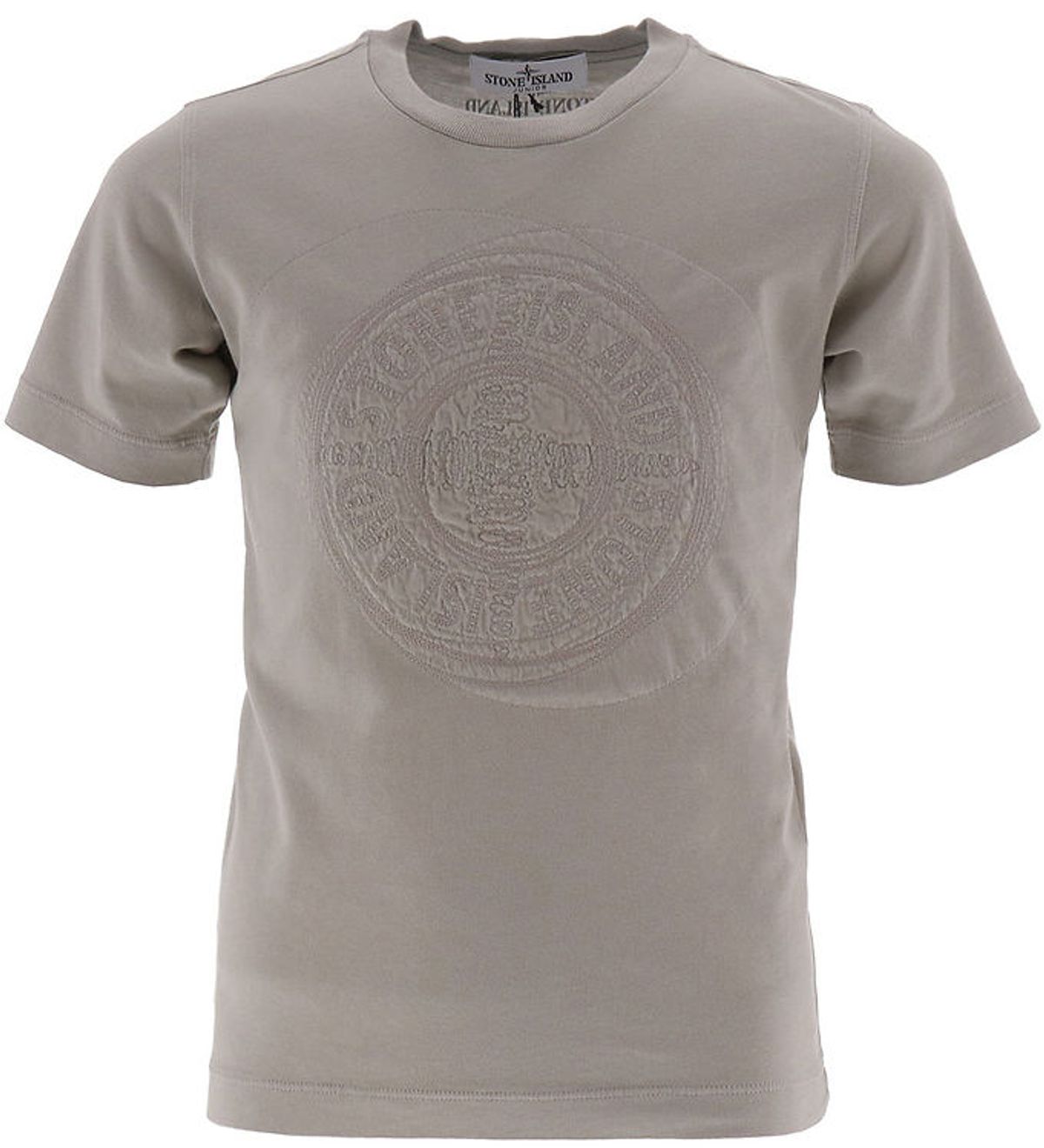 Stone Island T-shirt - Dove Grey m. Logo