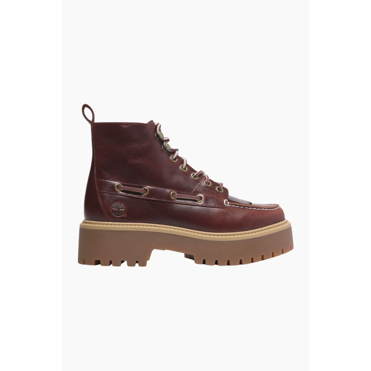 Stone Street Mid Lace Up Boot - Burgundy - Timberland - Bordeaux 41