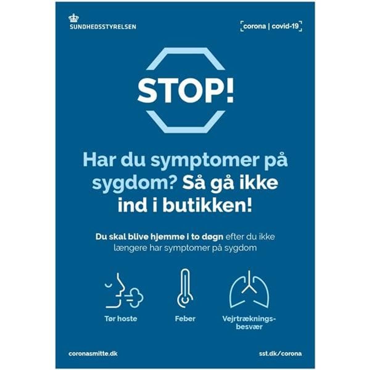 STOP! - Har du symptomer.