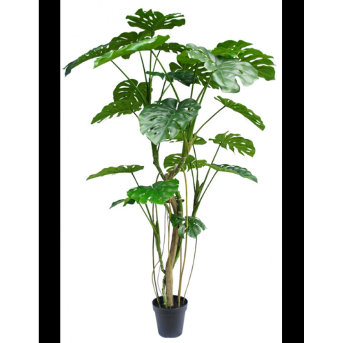 Stor kunstig deluxe Monstera plante H210 cm