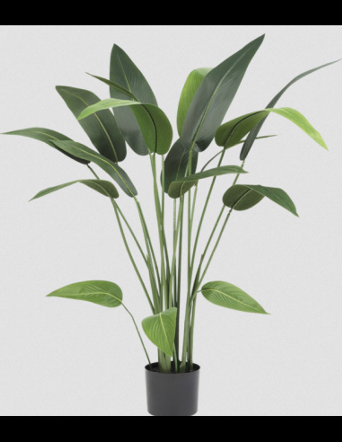 Stor kunstig Heliconia plante H120 cm