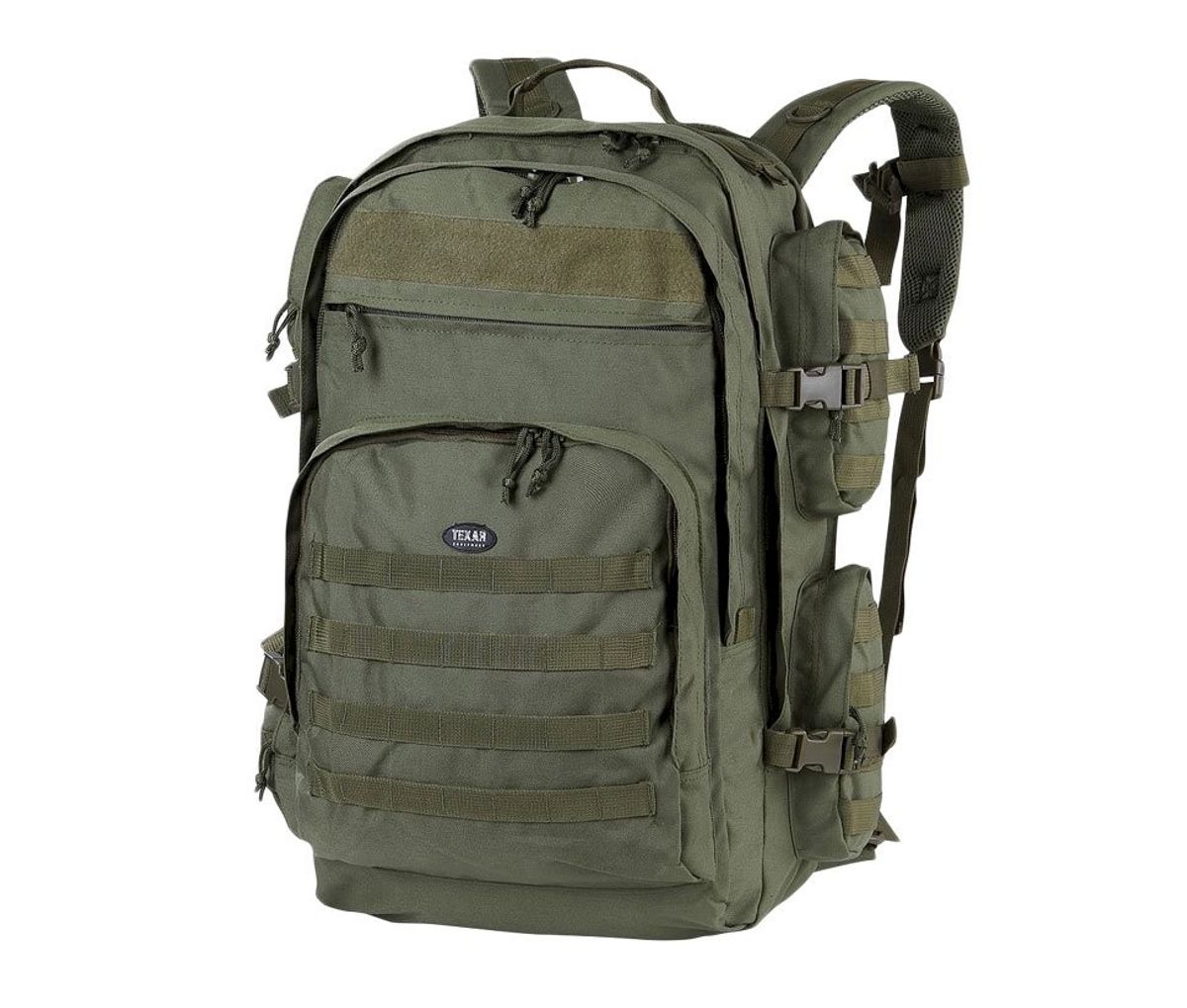 Stor militær rygsæk | Grizzly backpack 65L - Texar - Army Grøn