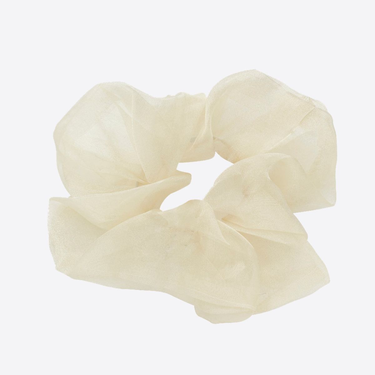 Stor Sistie Scrunchie - Beige