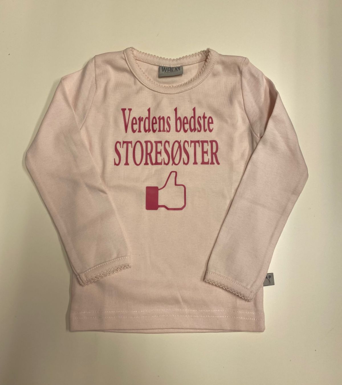 Storesøster t-shirt str: 1 år