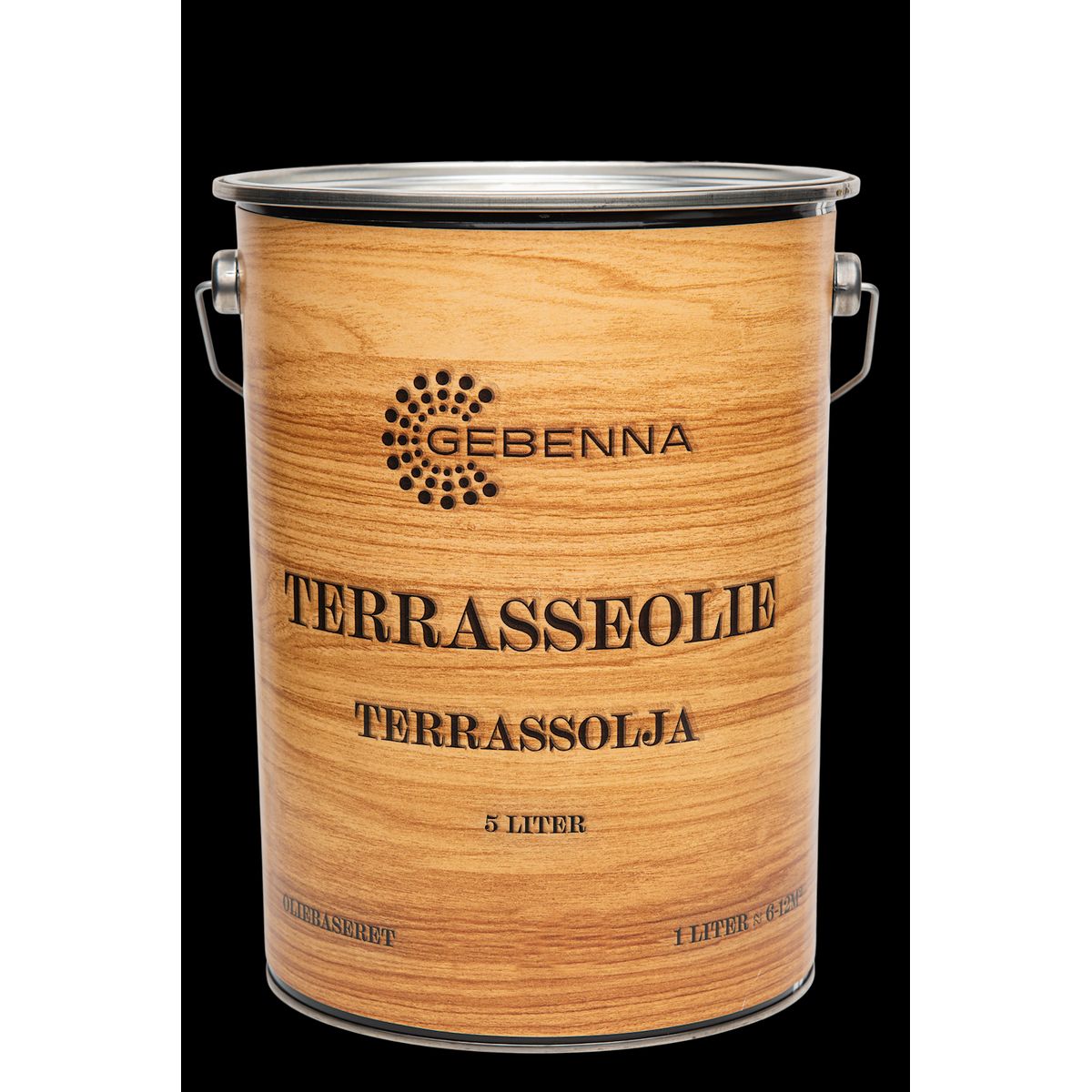 Storkøb: Gebenna Professional Terrasseolie Sort 5 x 5 liter