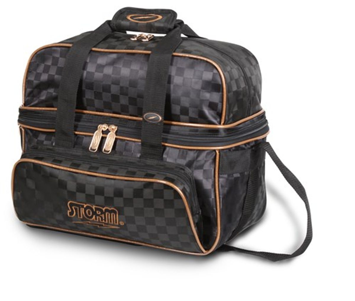 Storm 2-Ball Tote DLX - Bowlingtaske til 2 kugler - Black/Gold