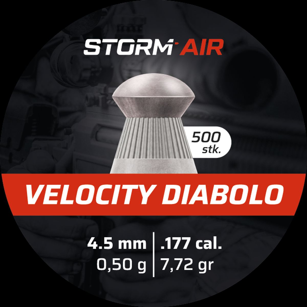 Storm Air Velocity Diabolo, 4,5 mm, 500 Stk