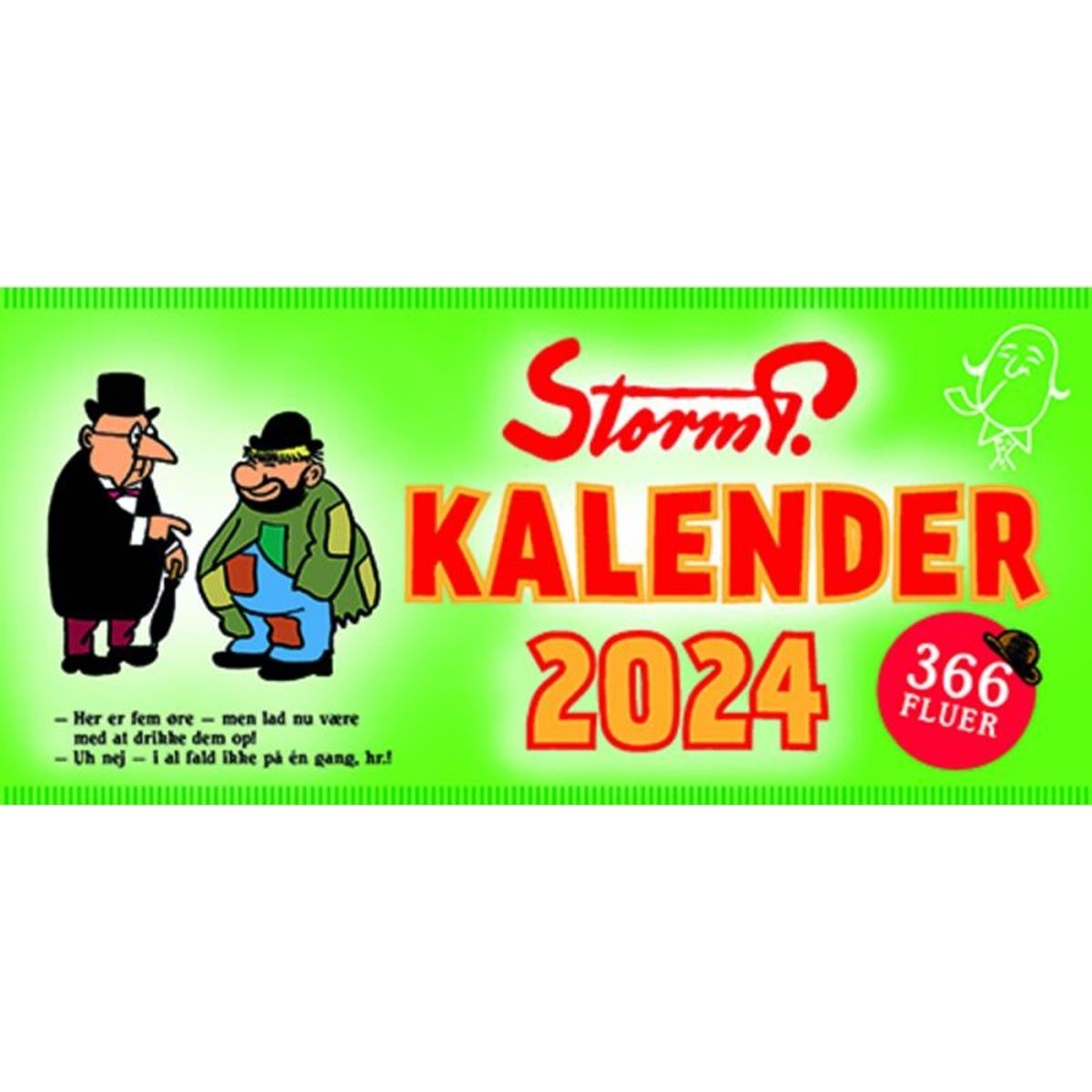 Storm P. - Kalender 2024 - 366 Fluer