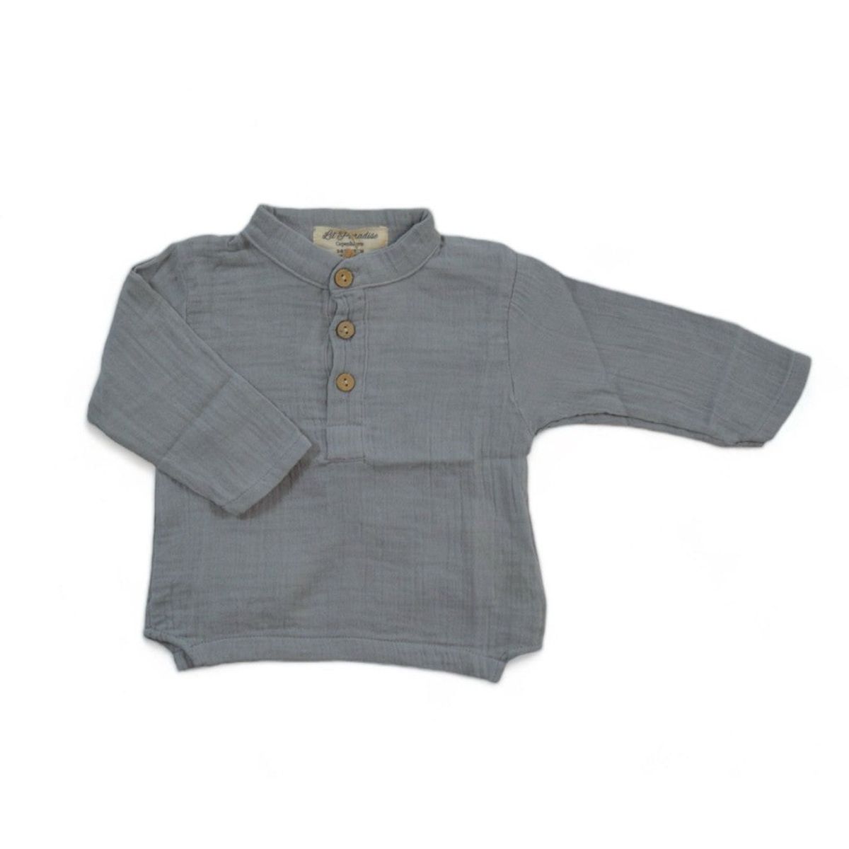 Stormi shirt - Grey - Grey / 18-24m - 92cm