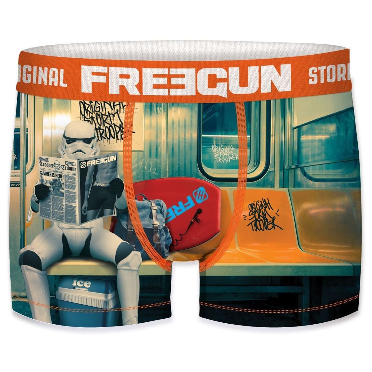 Stormtrooper Boxershorts - Train - Star Wars - Freegun Microfiber