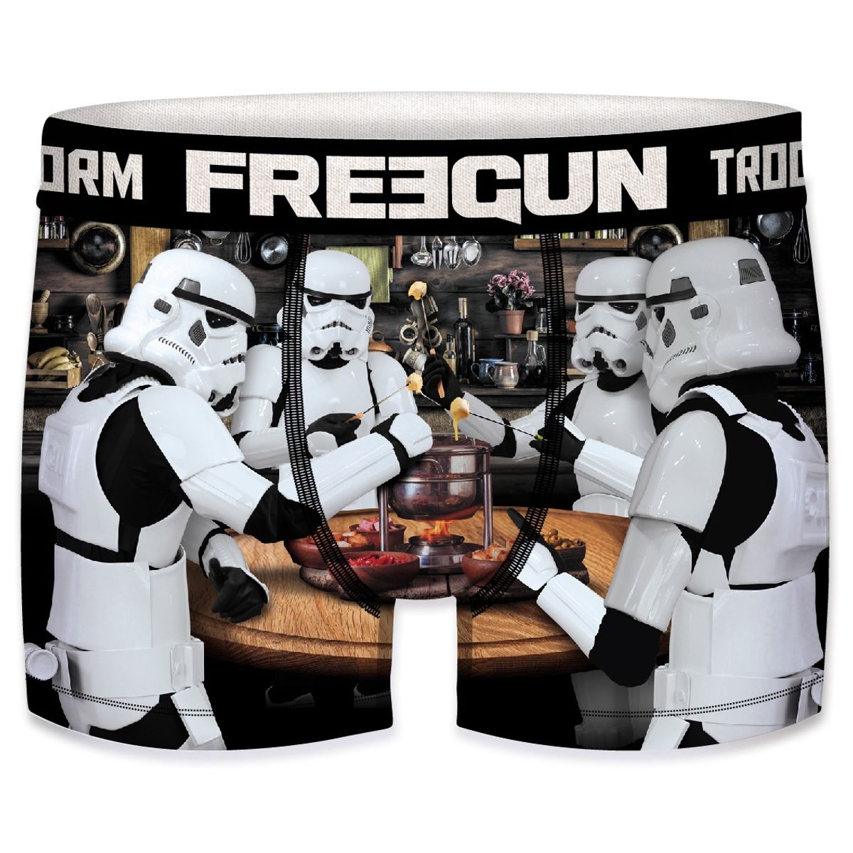 Stormtrooper - Cheese Fondue - Star Wars - Freegun Microfiber Boxershorts