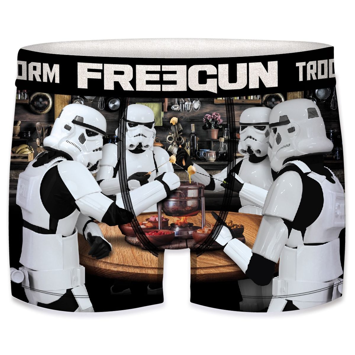 Stormtrooper - Cheese Fondue - Star Wars - Freegun Microfiber Boxershorts