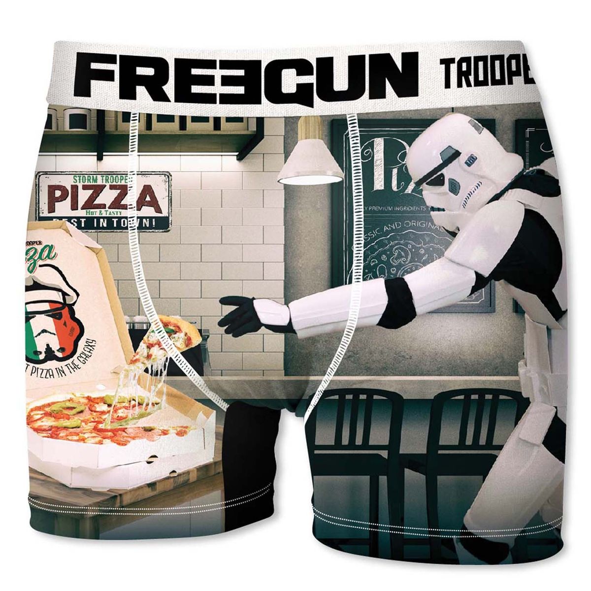 Stormtrooper Pizza - Star Wars - Freegun Microfiber Boxershorts