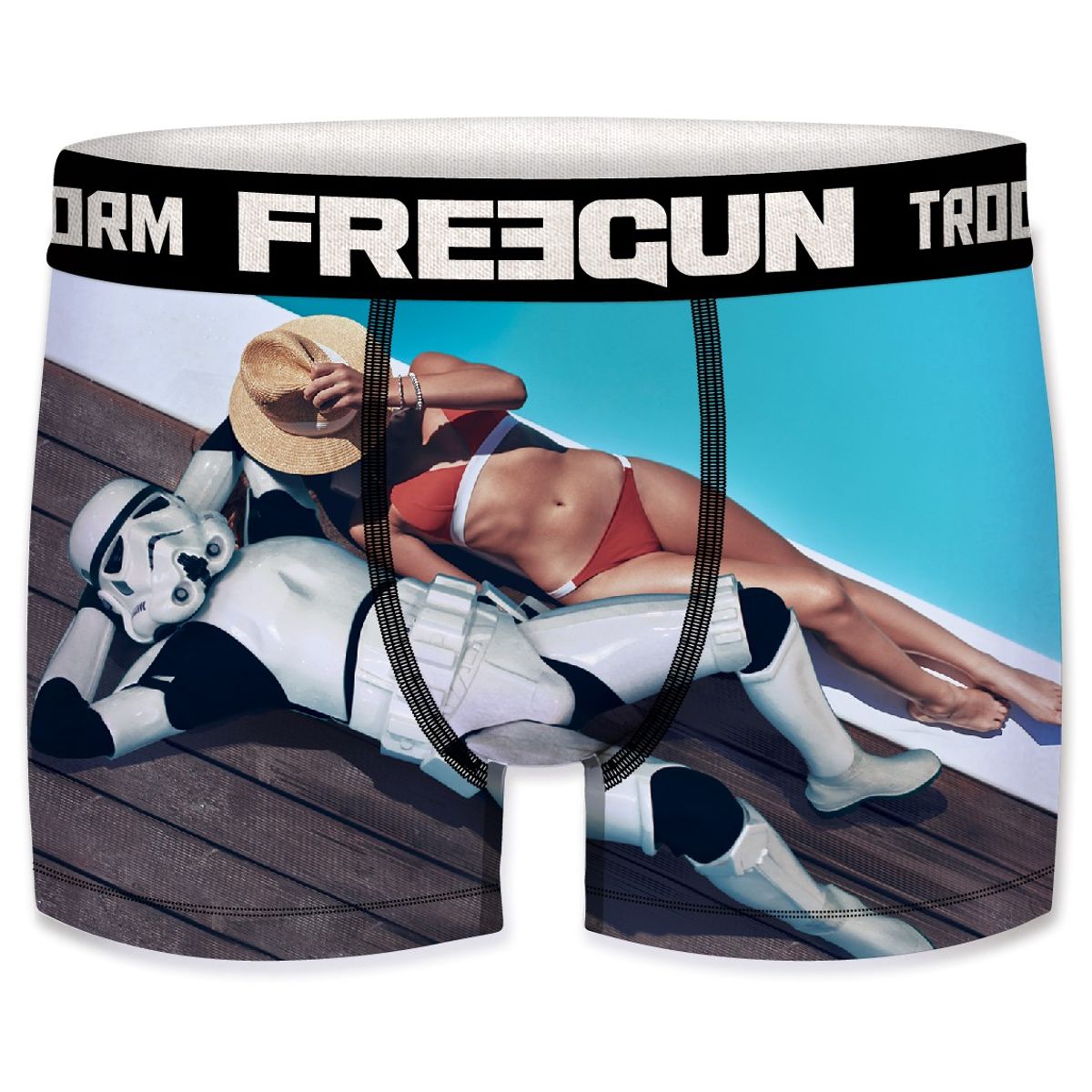 Stormtrooper - Sol bad - Star Wars - Freegun Microfiber Boxershorts