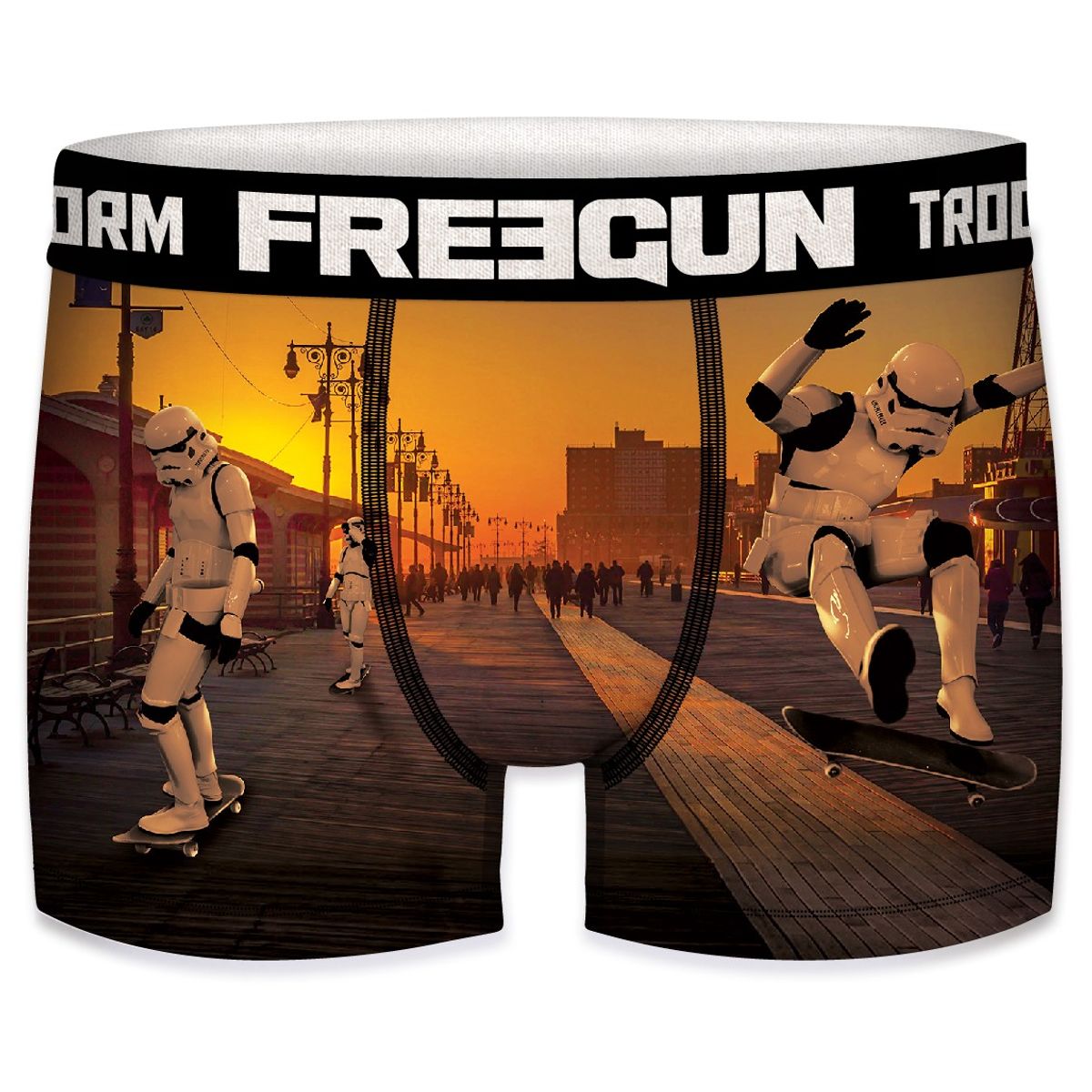 Stormtrooper - Sunset Skate - Star Wars - Freegun Microfiber Boxershorts