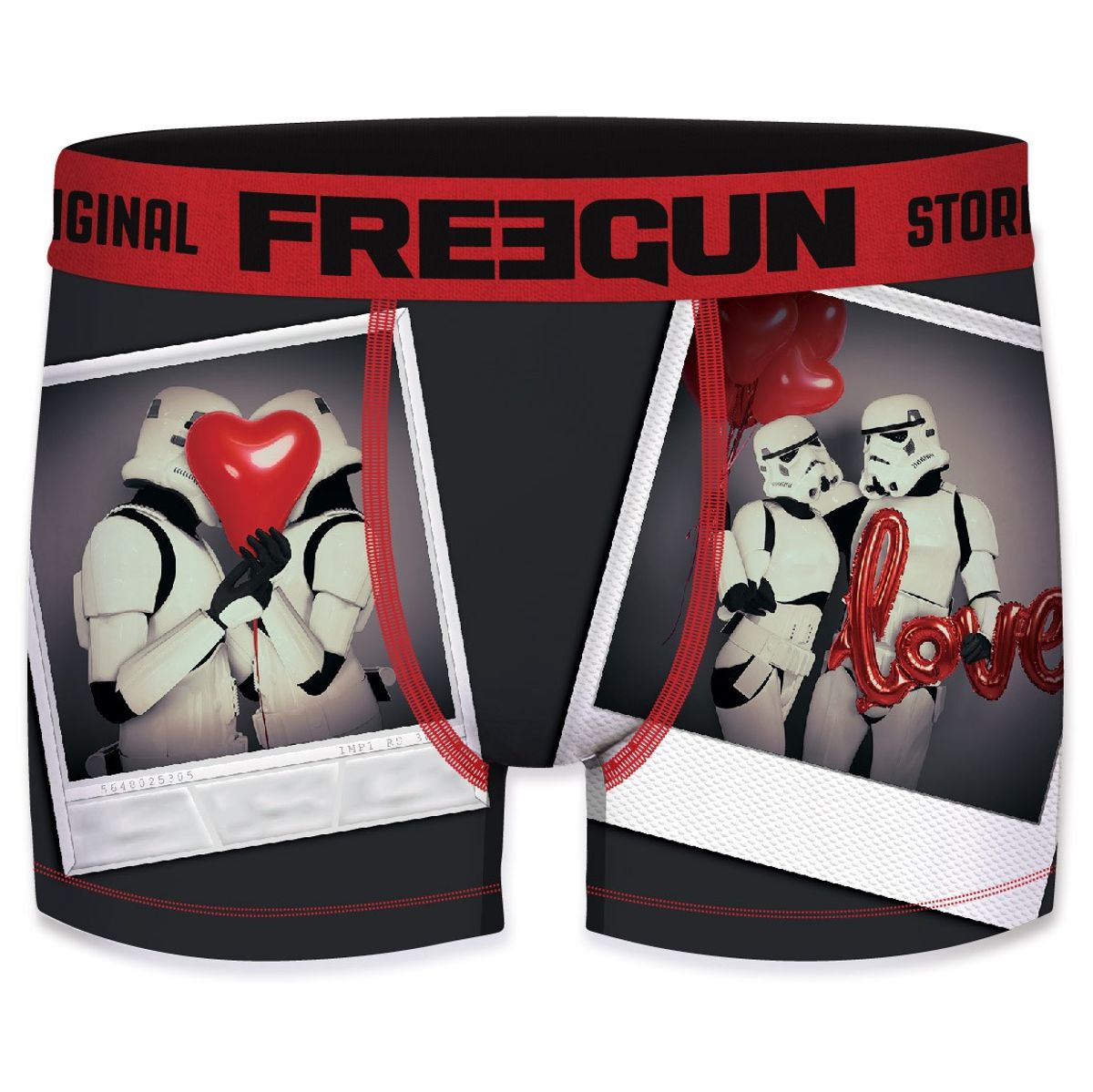 Stormtrooper - Valentinesday Picture Love - Star Wars - Freegun Microfiber Boxershorts