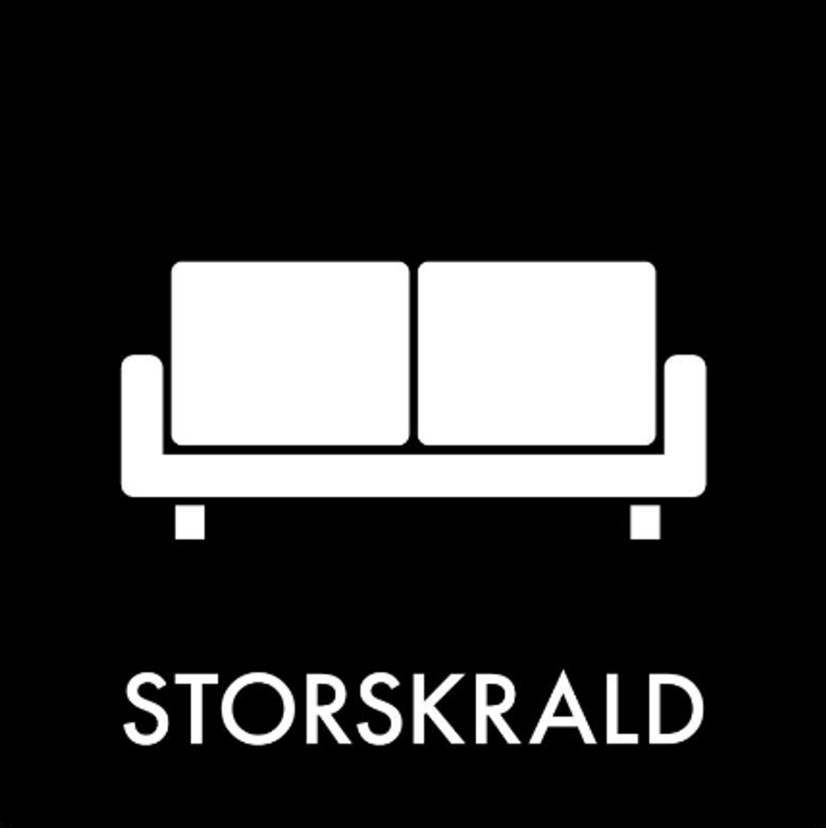 Storskrald - Klistermærke til affaldssortering