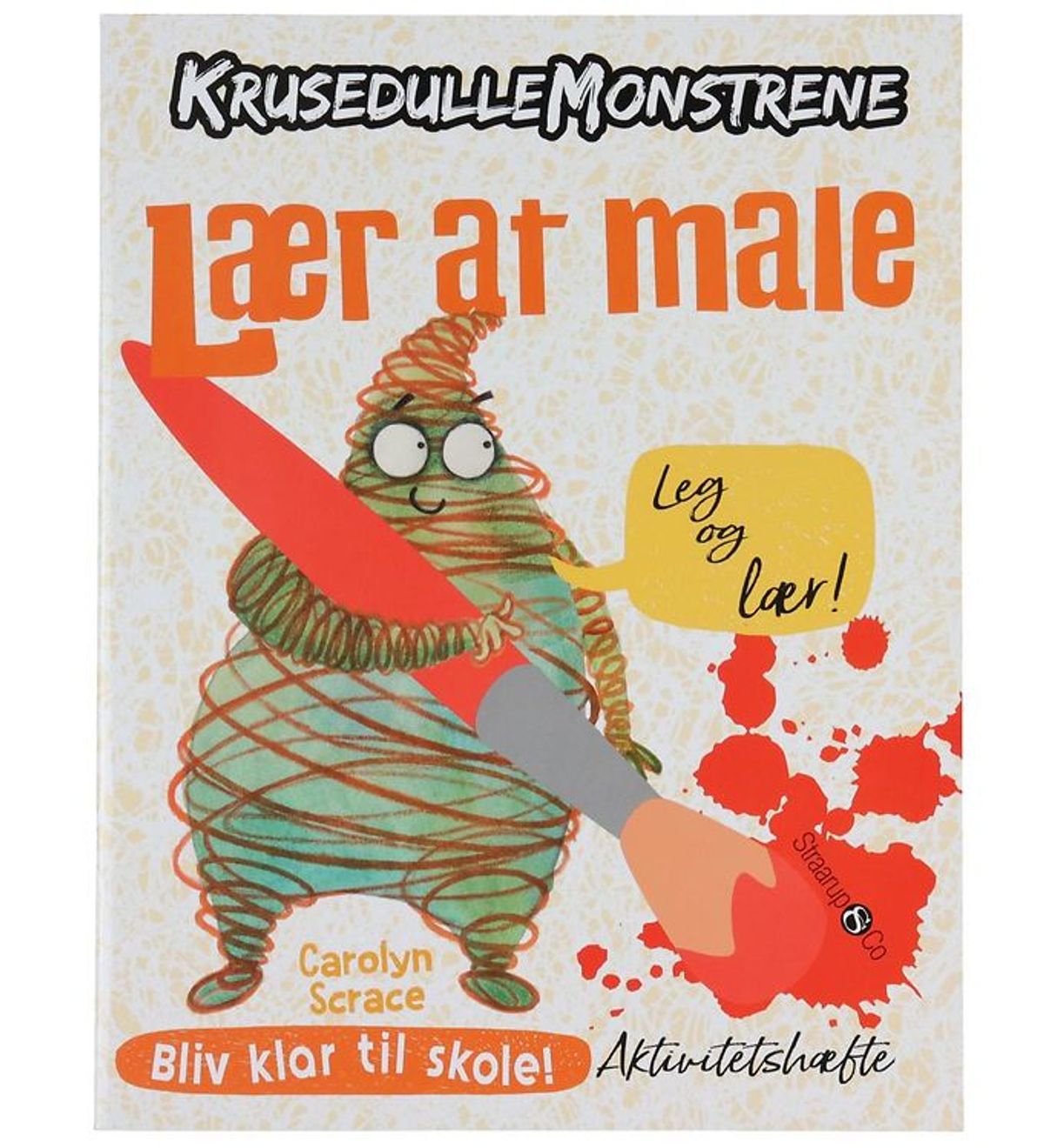 Straarup & Co Bog - Krusedulle Monstrene - Lær at Male - Dansk