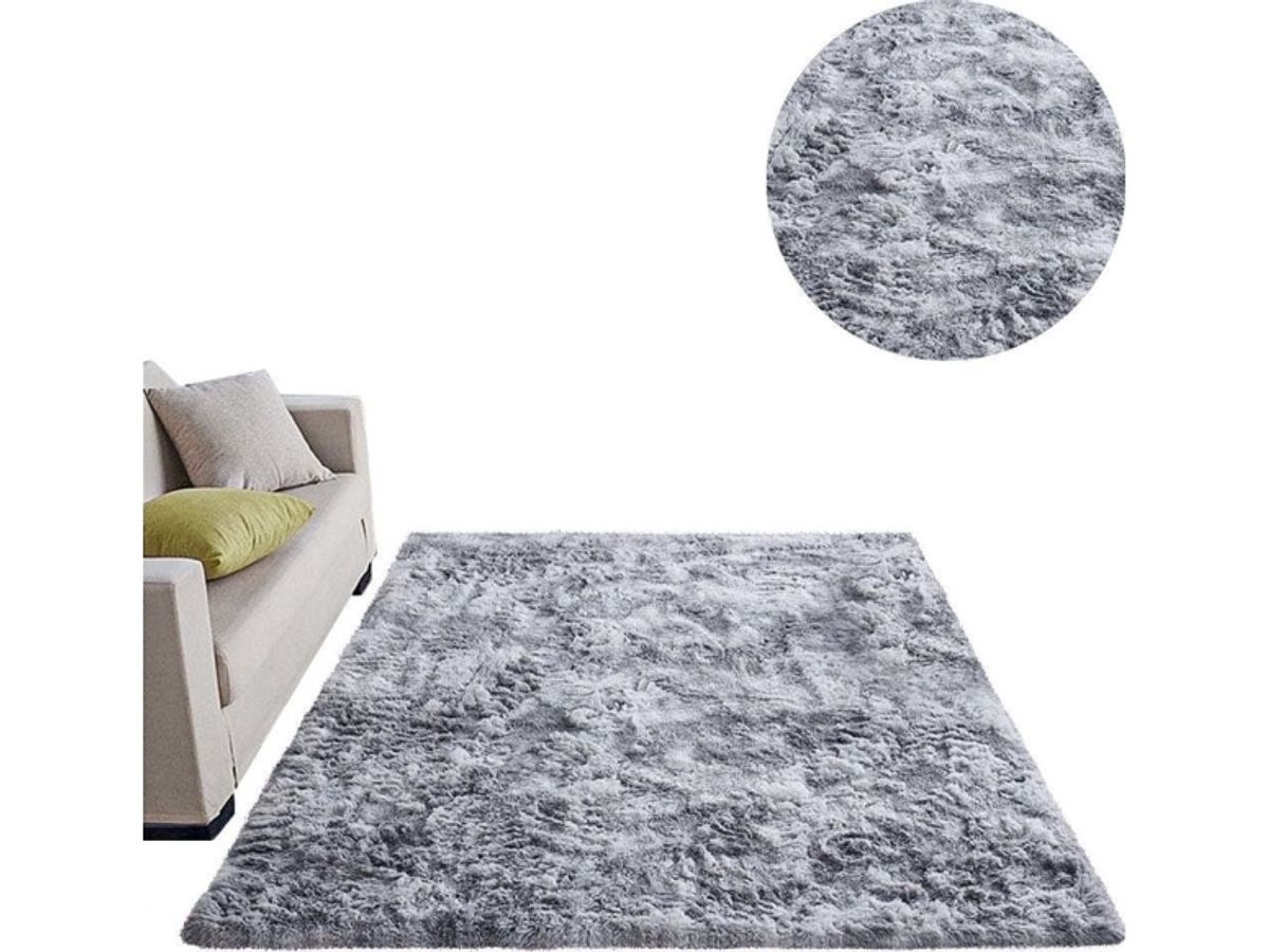 Strado Carpet Ombre Shaggy Strado 180X260 Ombresilver (Light Gray) Universal