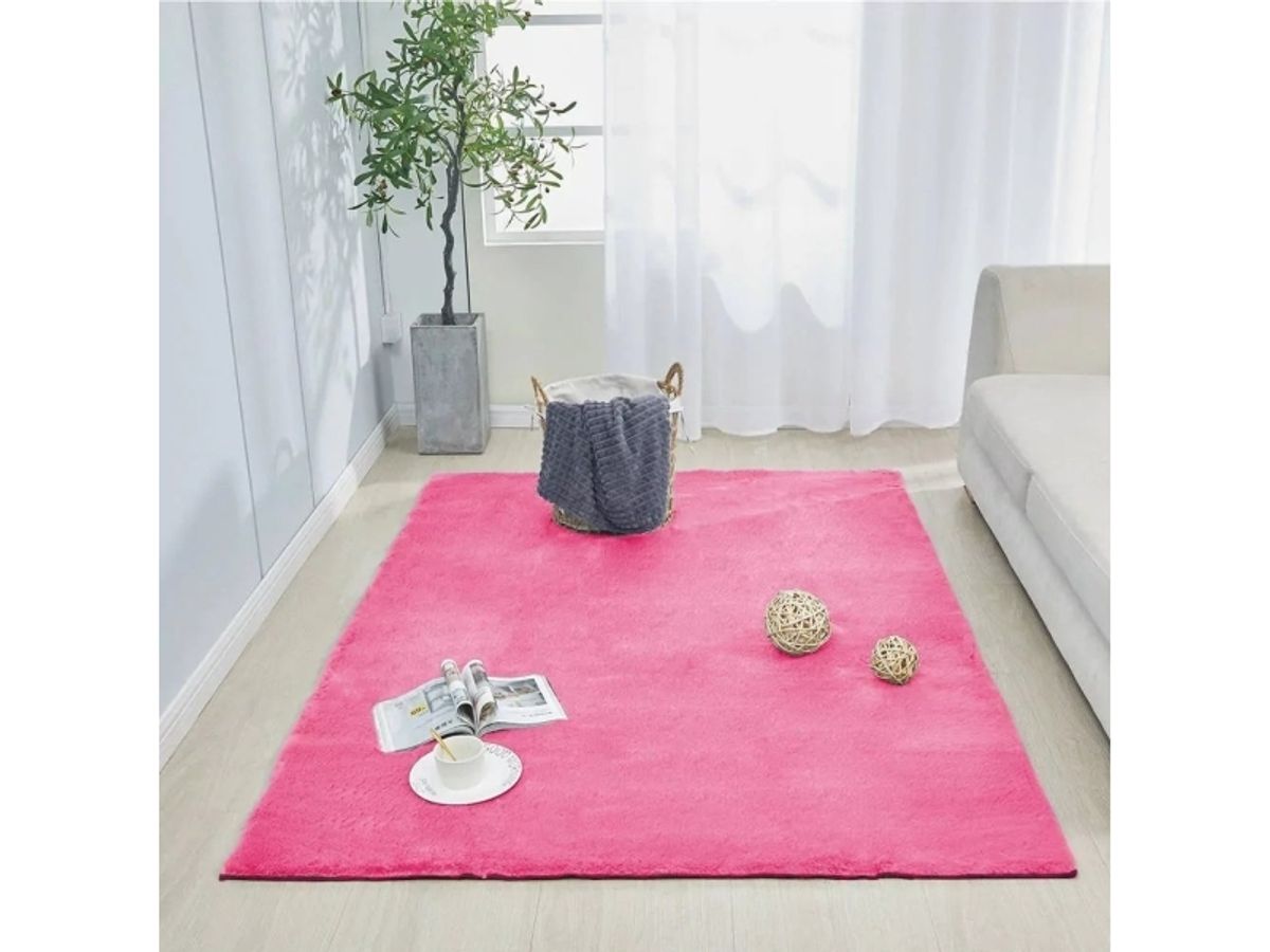 Strado Room Rug Rabbit Strado 160X220 Hotpink (Lyserød)