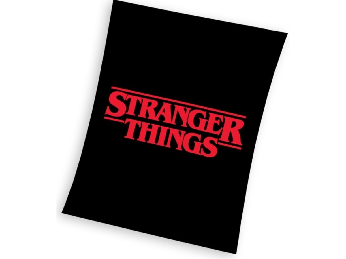 Stranger Things Coral Fleece Tæppe - 130 X 170 Cm