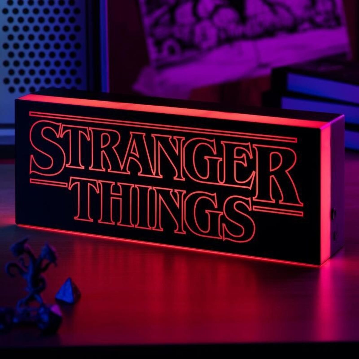 Stranger Things Lampe Med 2 Lysindstillinger