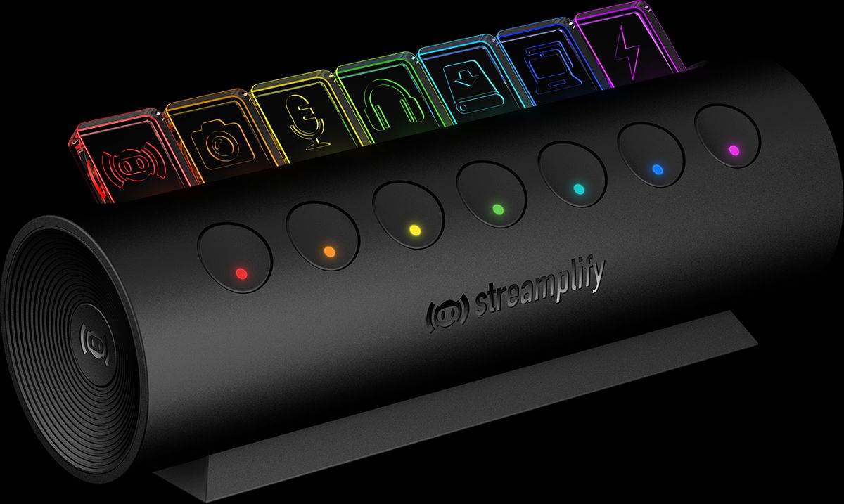 Streamplify HUB CTRL 7 Slot, RGB, 12V - Sort