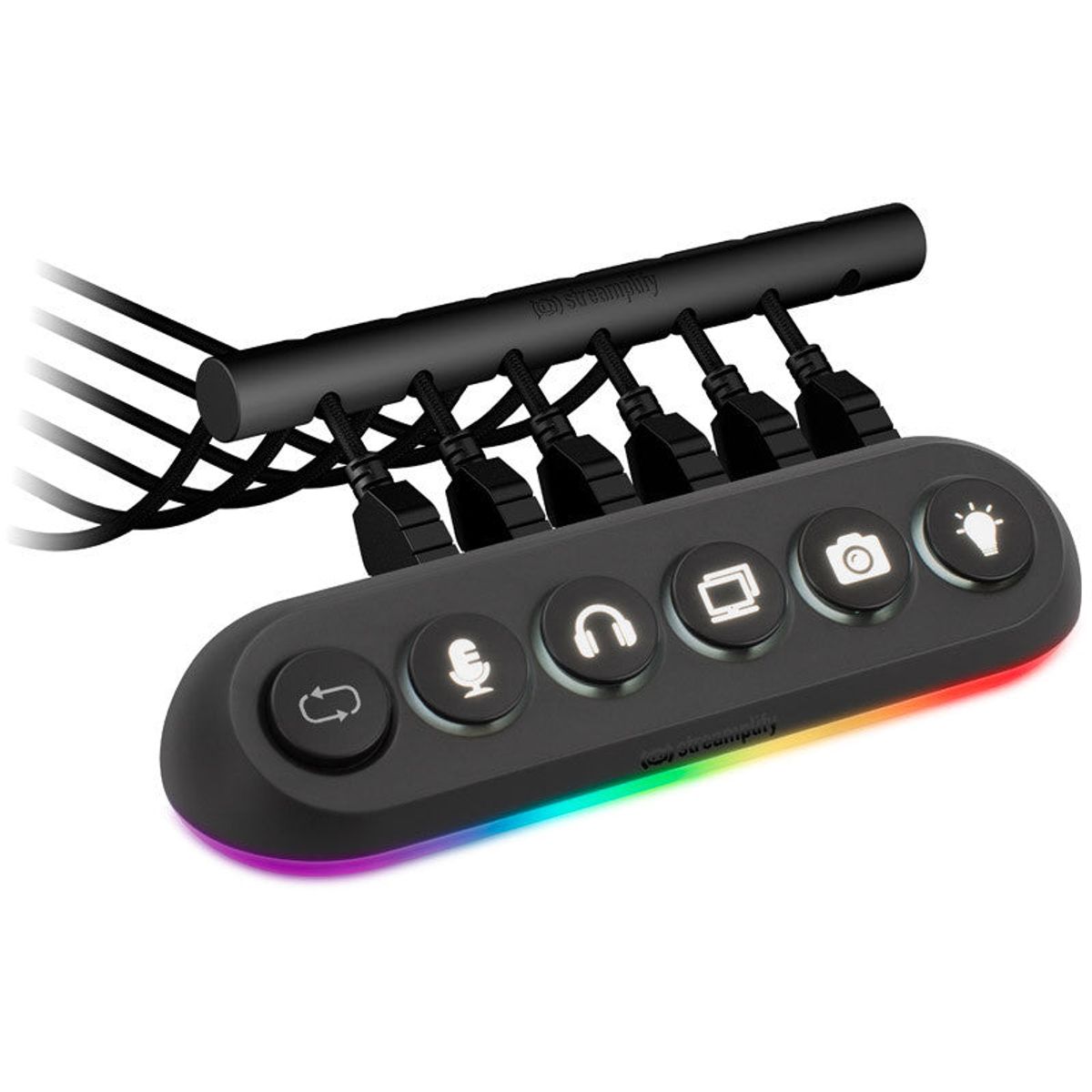 Streamplify HUB DECK 5 Slot, RGB, 12V - black