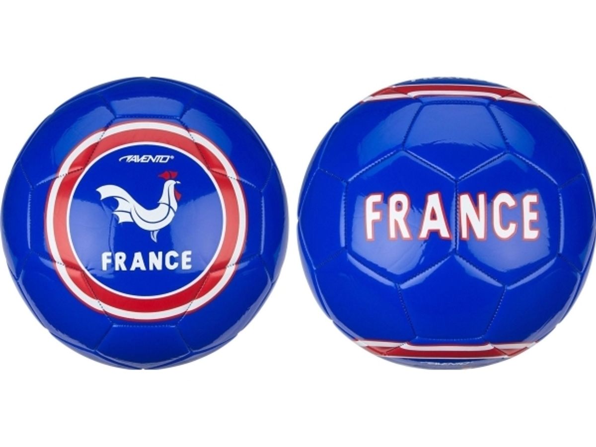 Street Football Ball Avento 16Xo Glossy World Soccer Cobalt Blue/Red/White