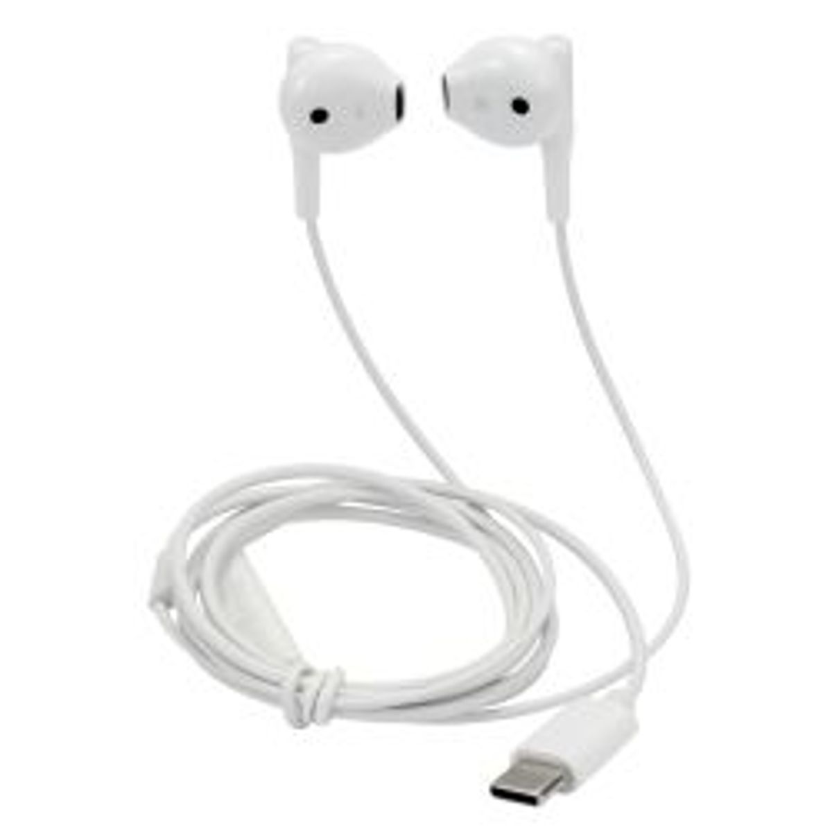 Streetz C210 Semi-in-ear Earphones, 3-button, Usb-c, White - Høretelefon