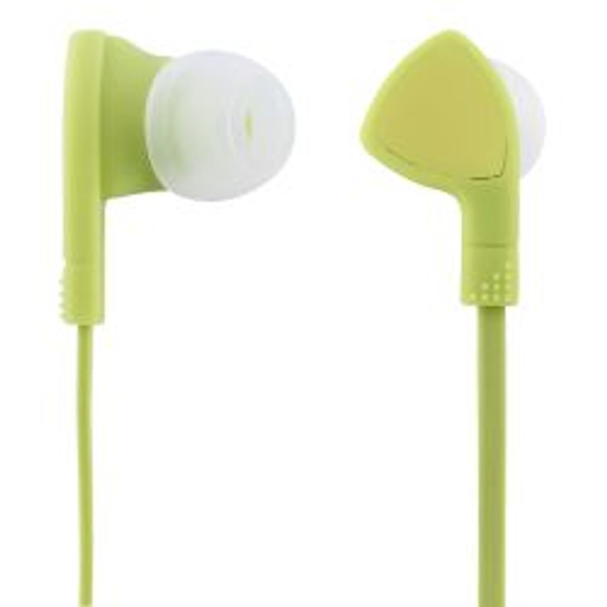 Streetz E110 In-ear Headset, 1-button Remote, 3.5mm, Mic, Lime Gre - Høretelefon