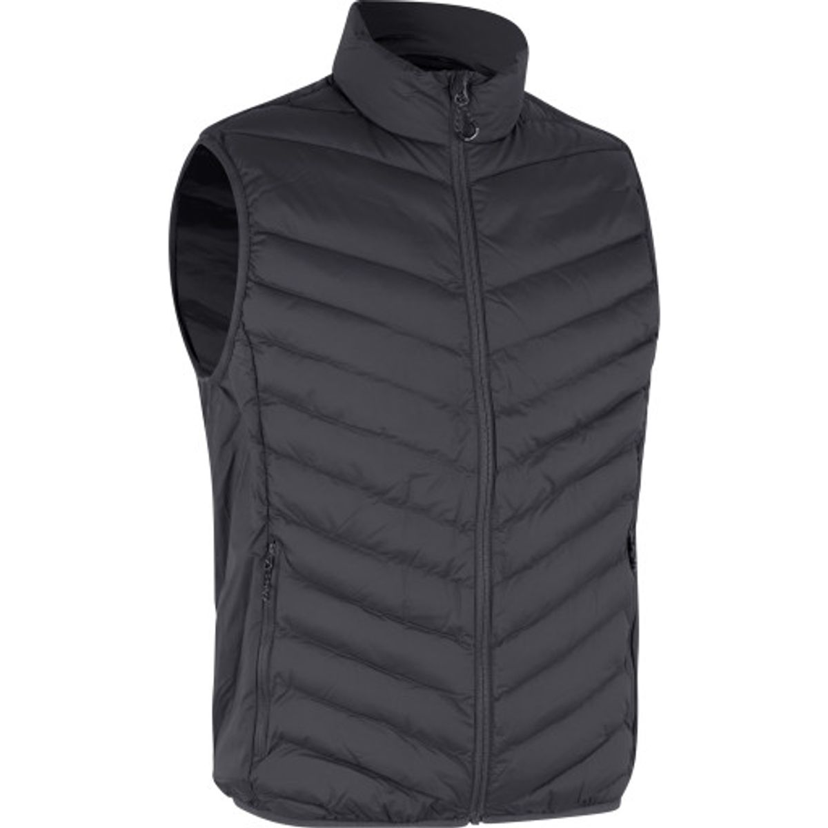 Stretch herre bodywarmer silve