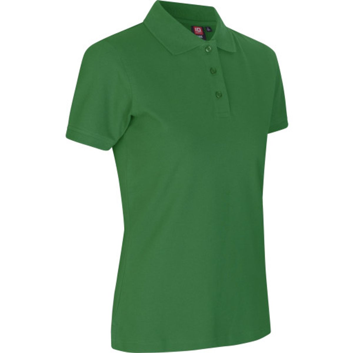 STRETCH POLOSHIRT DAME GRØN L