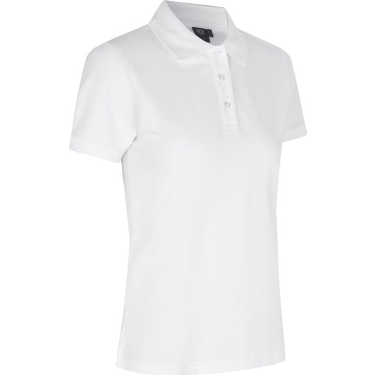 STRETCH POLOSHIRT DAME HVID 5X