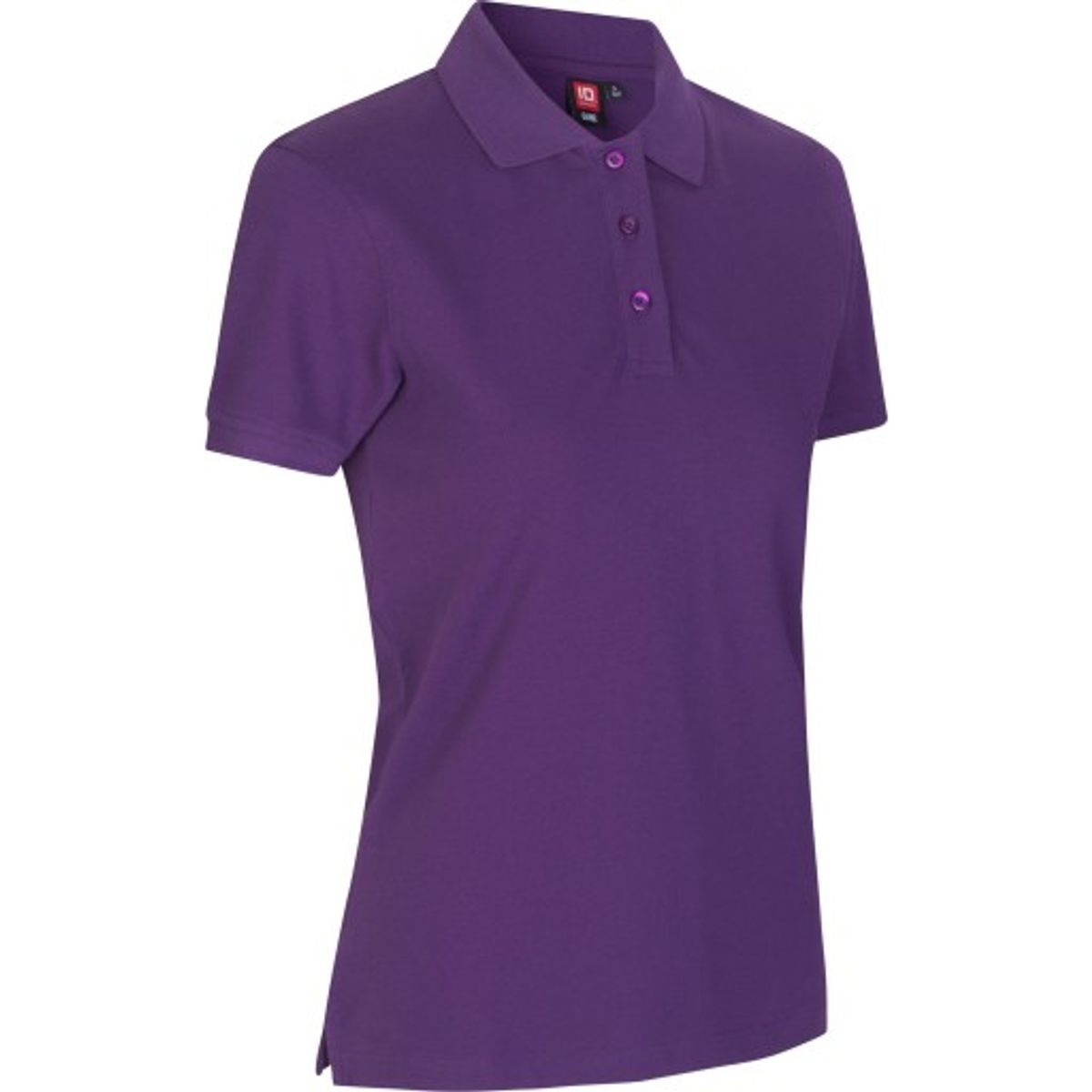 STRETCH POLOSHIRT DAME LILLA 2