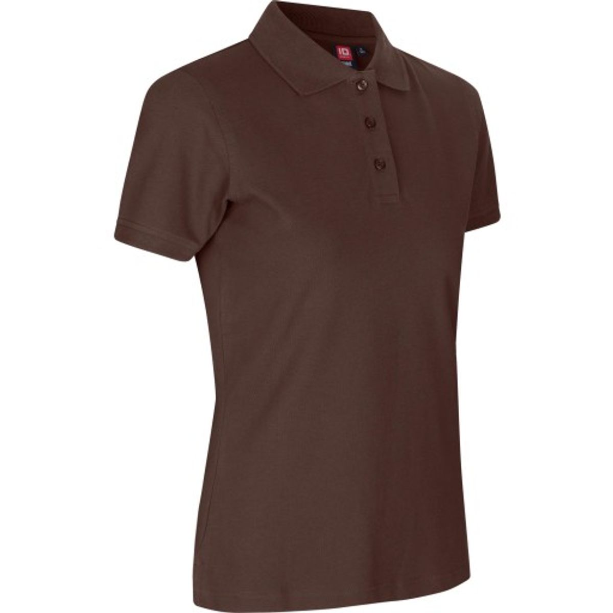 STRETCH POLOSHIRT DAME MOCCA 2