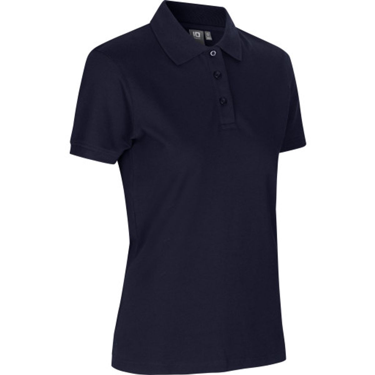 Stretch poloshirt dame navy 2x