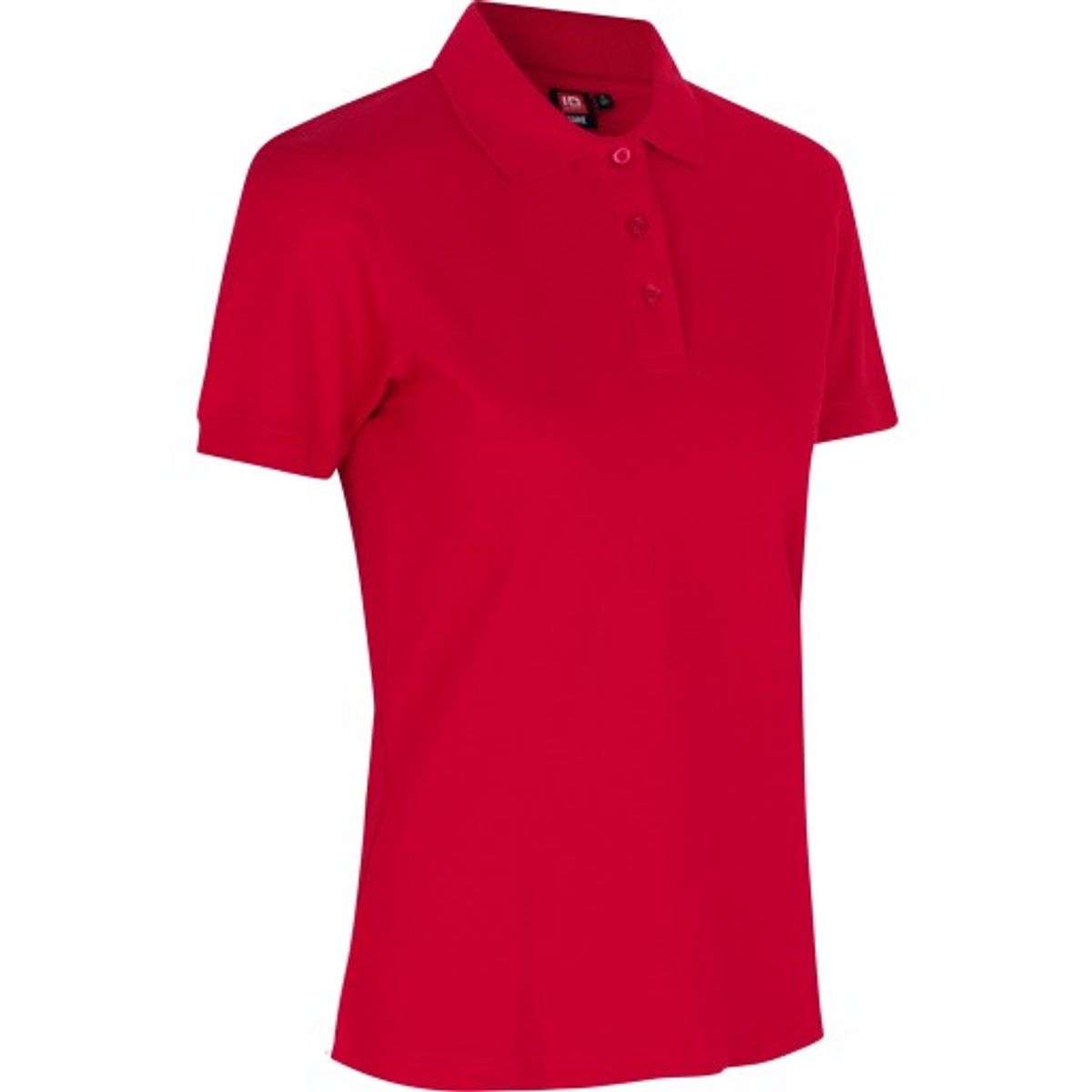 STRETCH POLOSHIRT DAME RØD XS