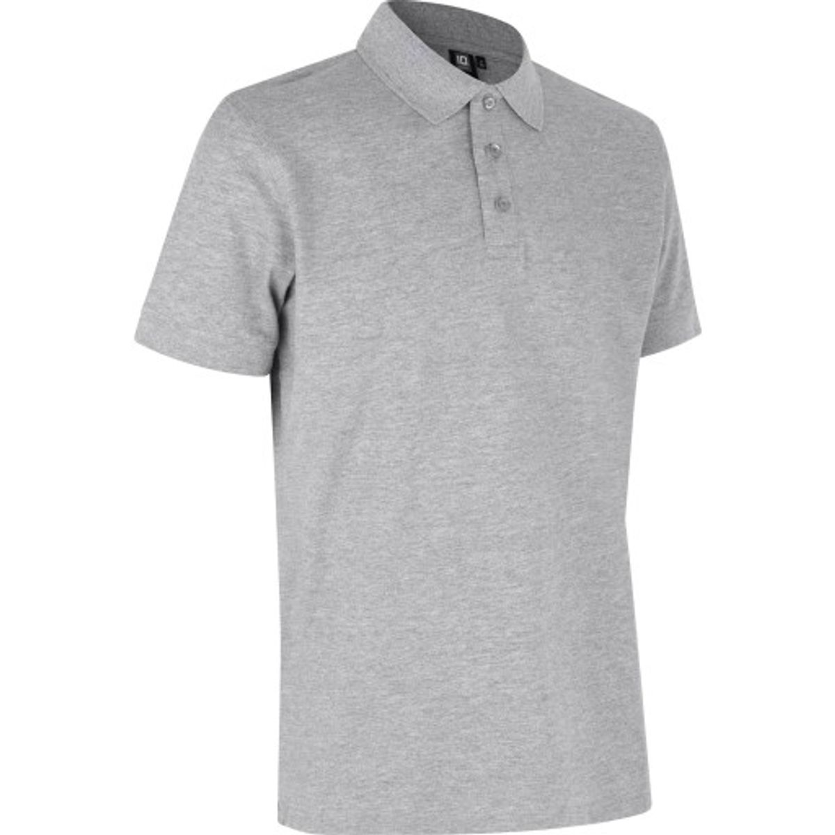 STRETCH POLOSHIRT GRÅ MELA 2XL