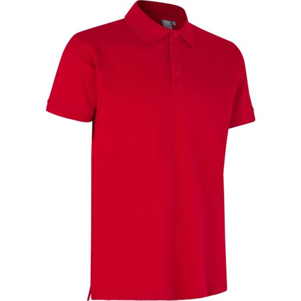 STRETCH POLOSHIRT RØD 2XL