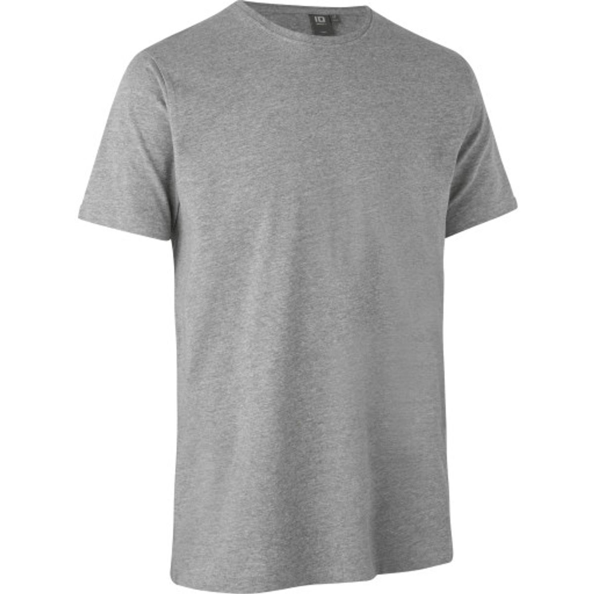 Stretch t-shirt grå melange m